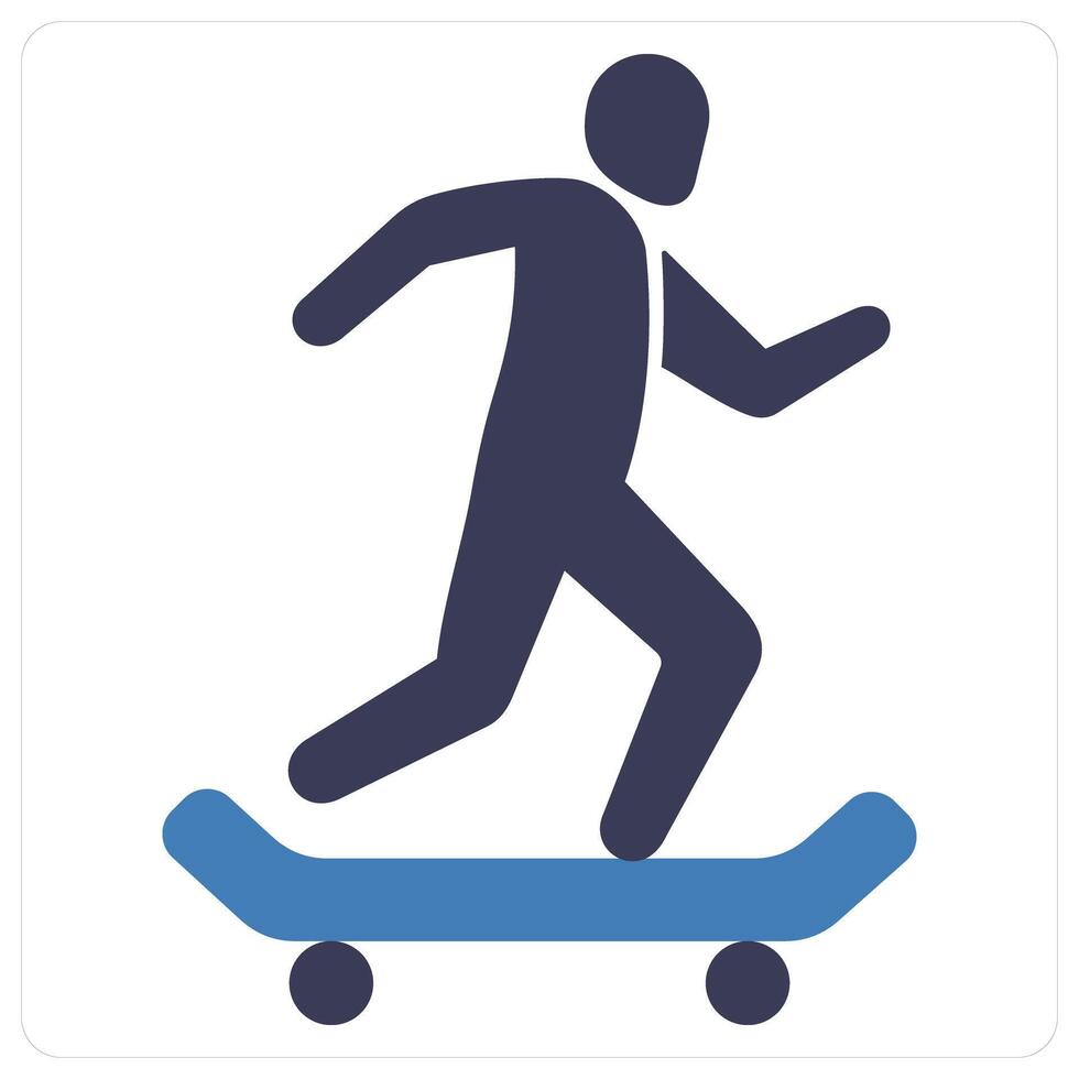 Skate board and skate icon concept vector