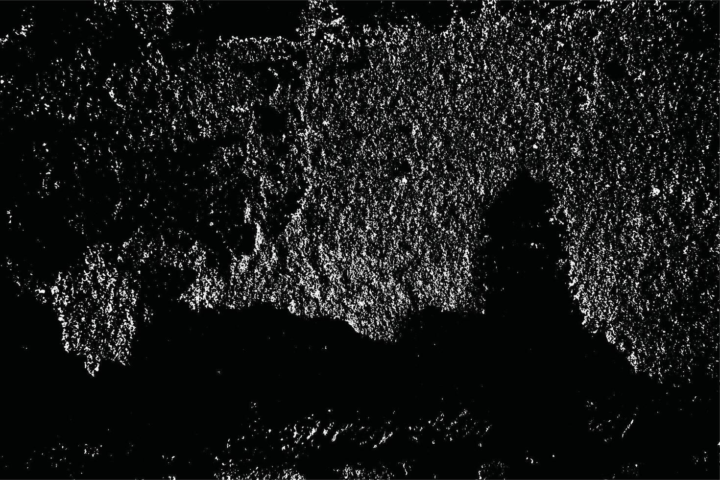 Grunge Black Asphalt Background with Texture and Halftone Distress for Dark Abstract Designs vector