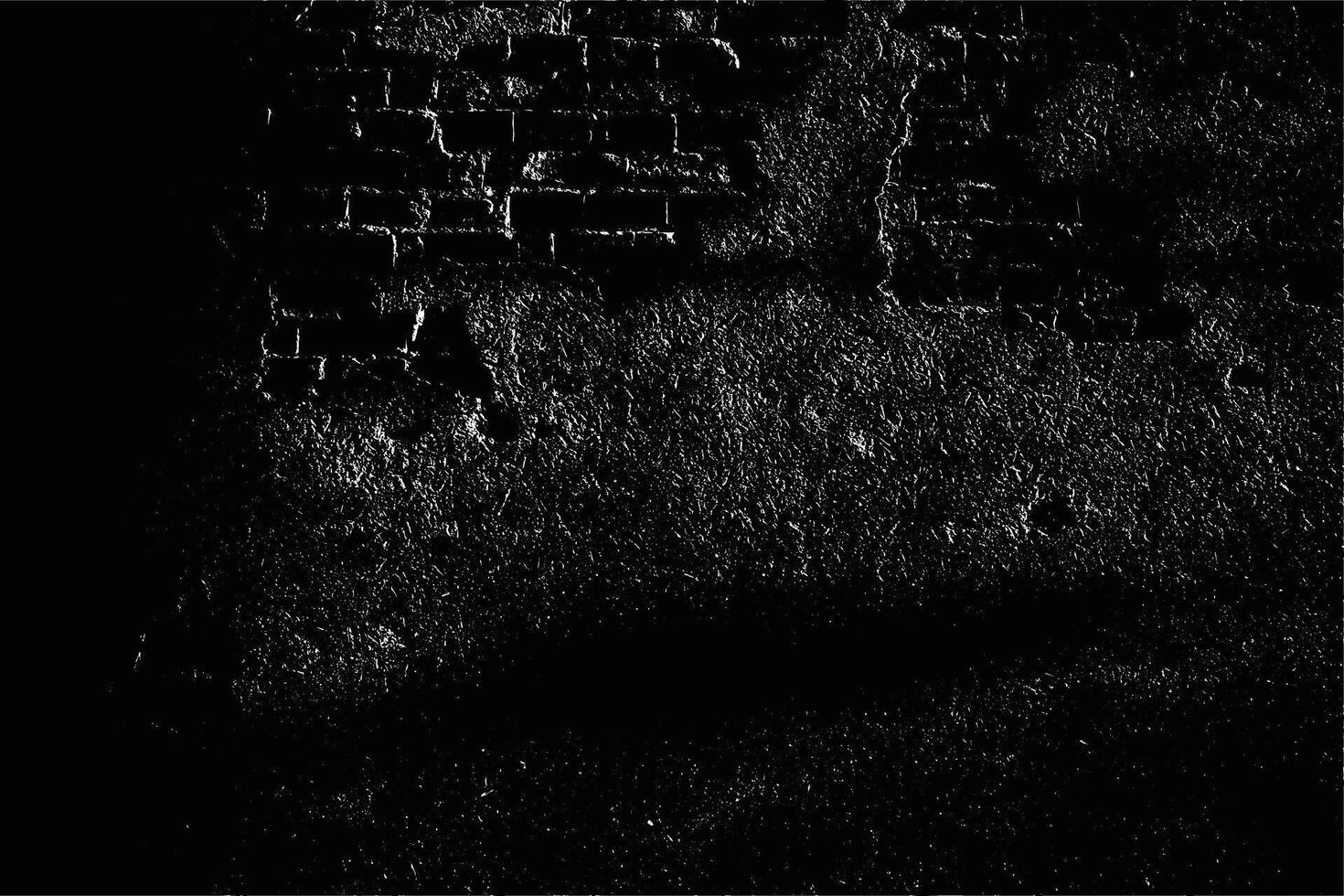 Dark Brick Wall Textures and Backdrops with Black and Grey Tones for Grunge, Distressed, and Vintage Design Projects vector
