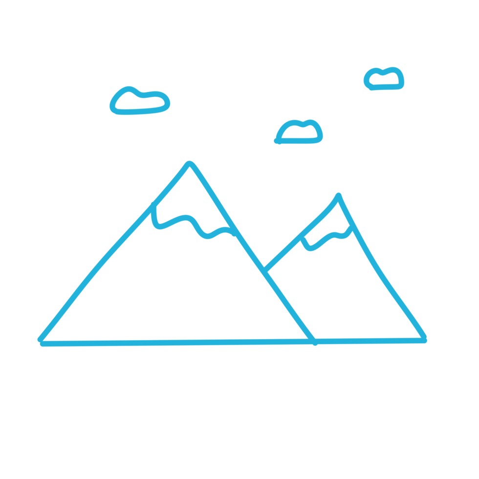 Majestic Snow-Capped Mountain Landscape png