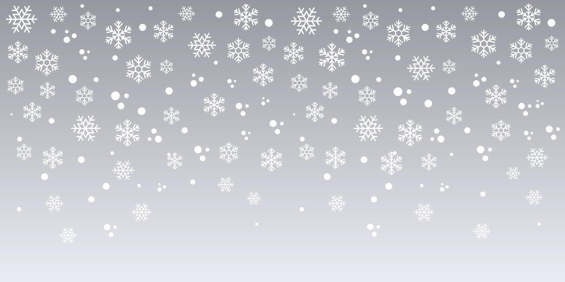 A white background with snowflakes on it vector
