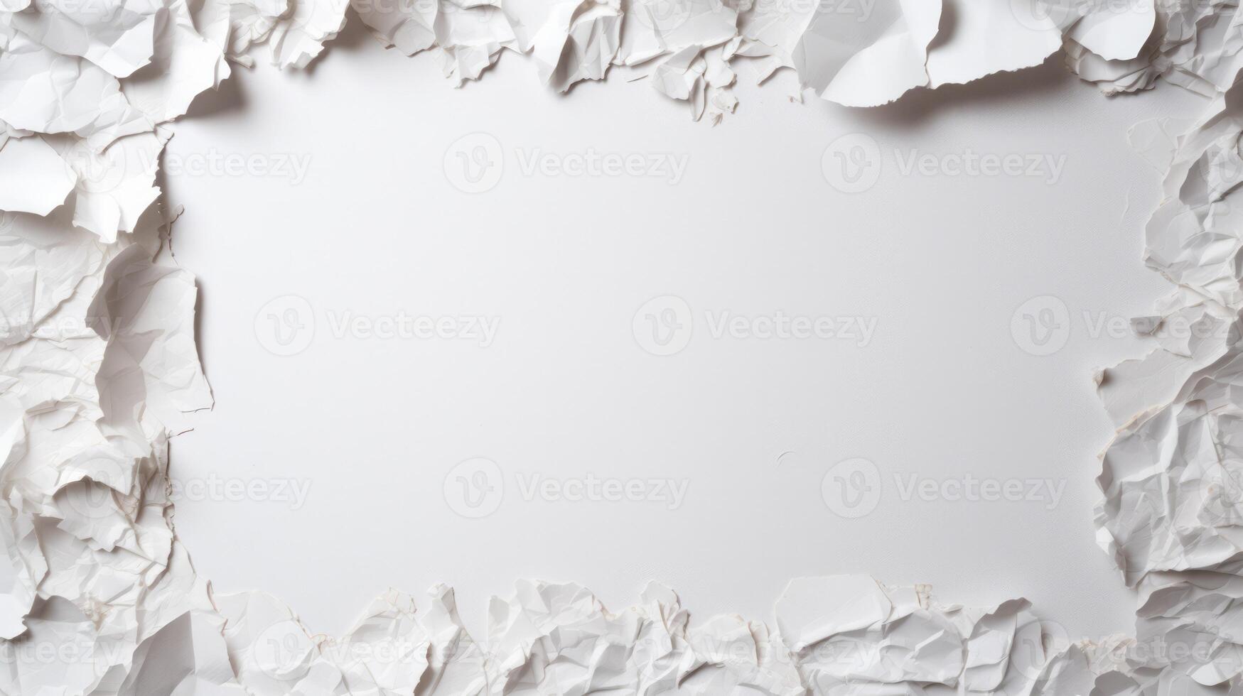 White recycled craft paper texture as background. Grey paper texture. Neural network photo