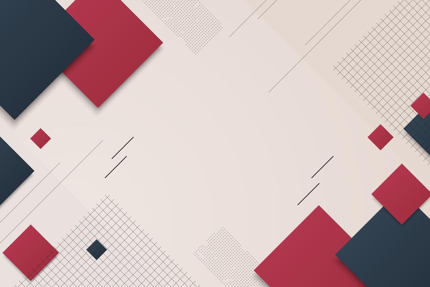 Minimalist abstract geometric background design vector