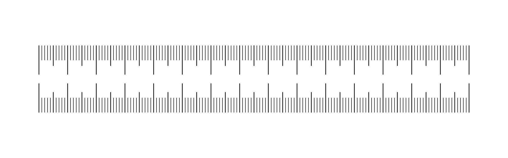 Measuring chart 15 centimeters. Ruler scale template. Metrics indicator cm. Length measurement math. Distance, height, sewing tool. vector