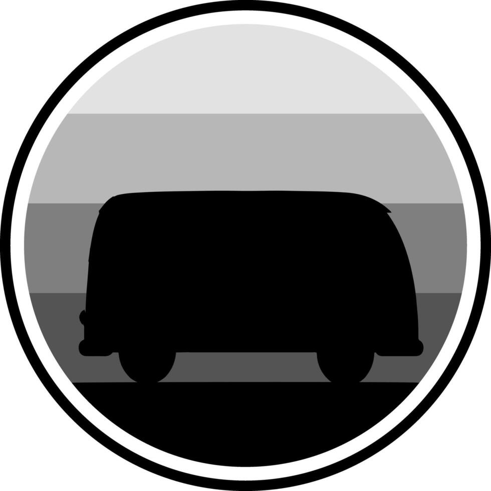 Circle Pin Illustration Car Transportation vector