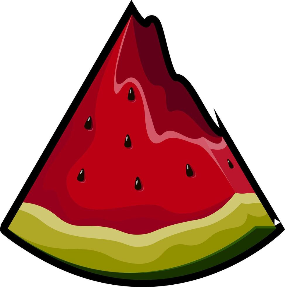Watermelon Fruit Illustration vector