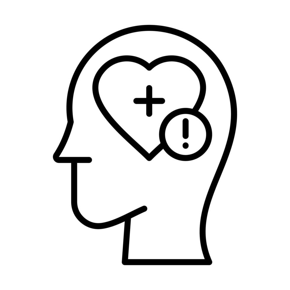 Minor Health Issues icon line illustration vector
