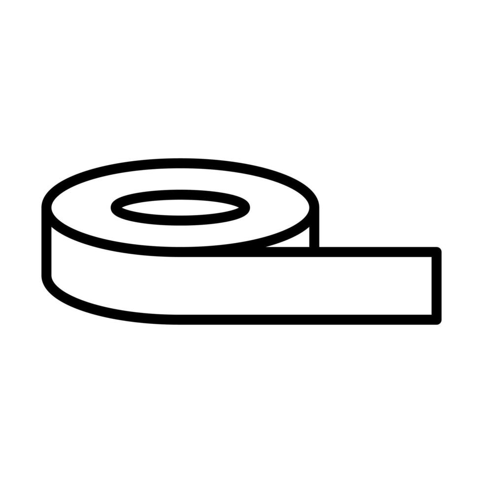 Insulation Roll icon line illustration vector