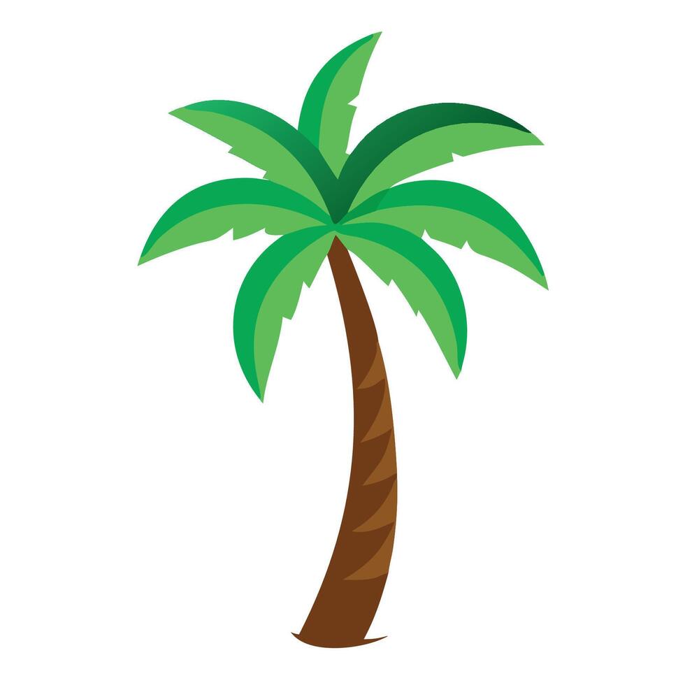 Swaying Elegance The Iconic Palm vector