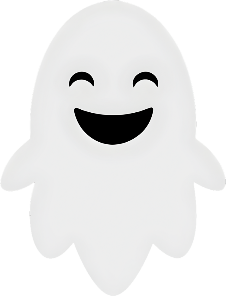 Fun and friendly ghost clipart for Halloween festivities. . png