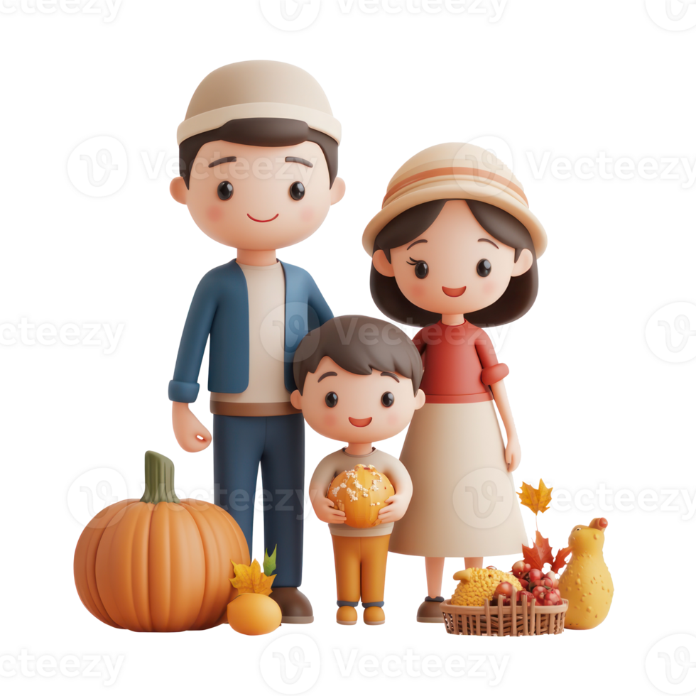 thanksgiving family clipart png