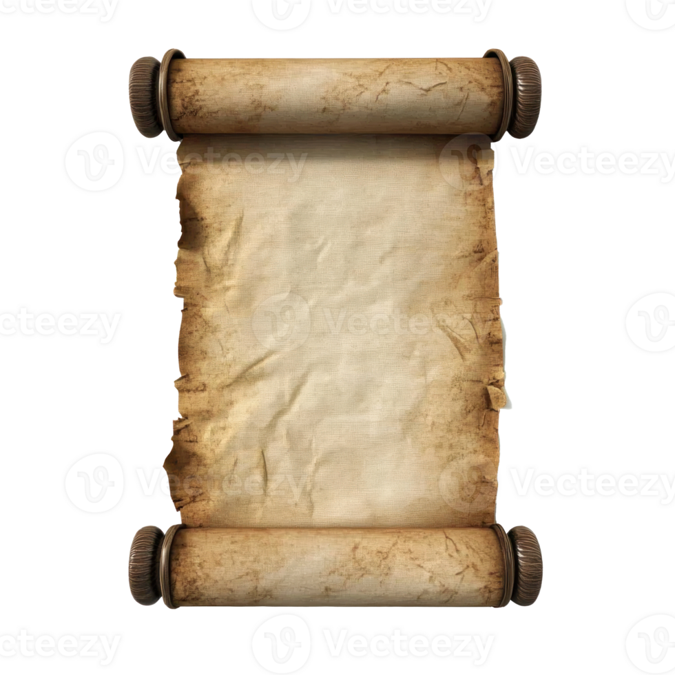 the old scroll on a transparent background png
