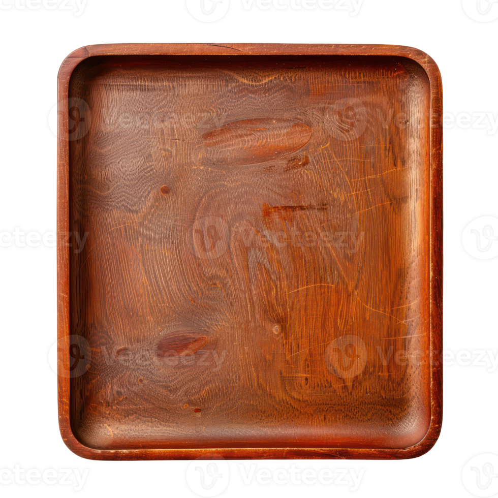 A tray top view full length isolate on transparency background png