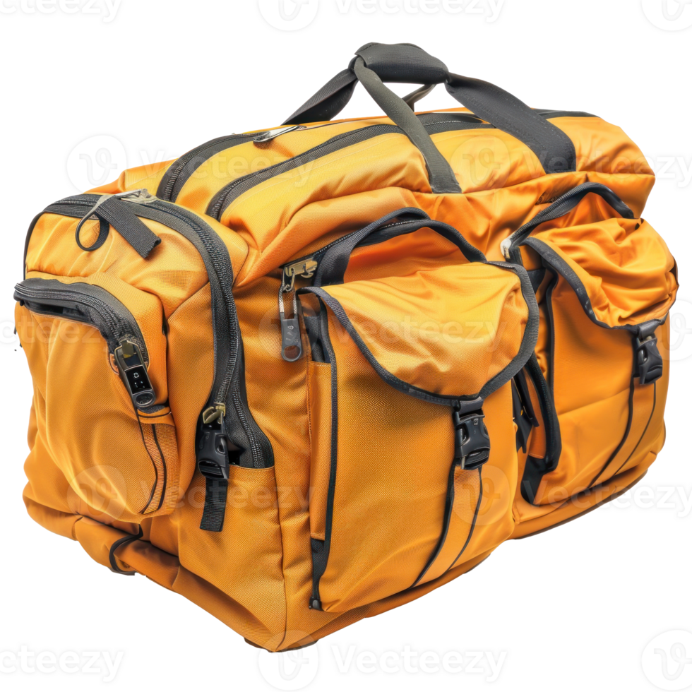 Travel Bag front view full length isolate on transparency background png
