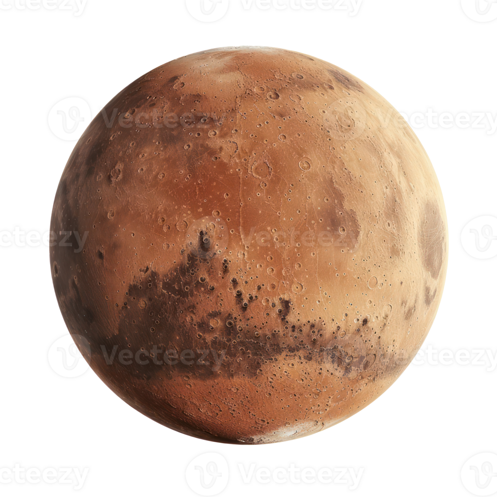 Mars isolate on transparency background png