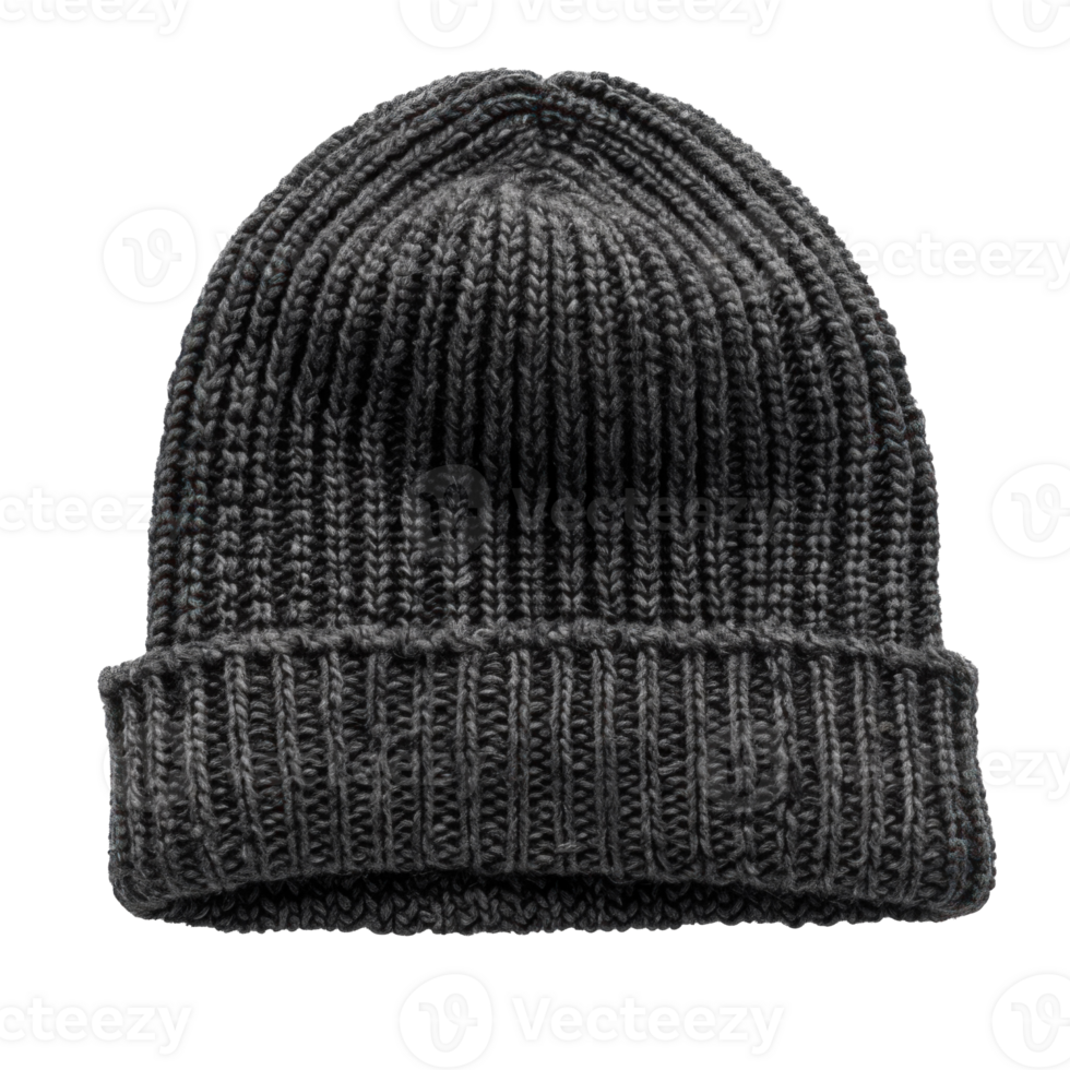 Beanie front view full length isolate on transparency background png