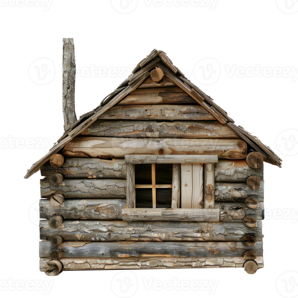 Log Cabin isolate on transparency background png