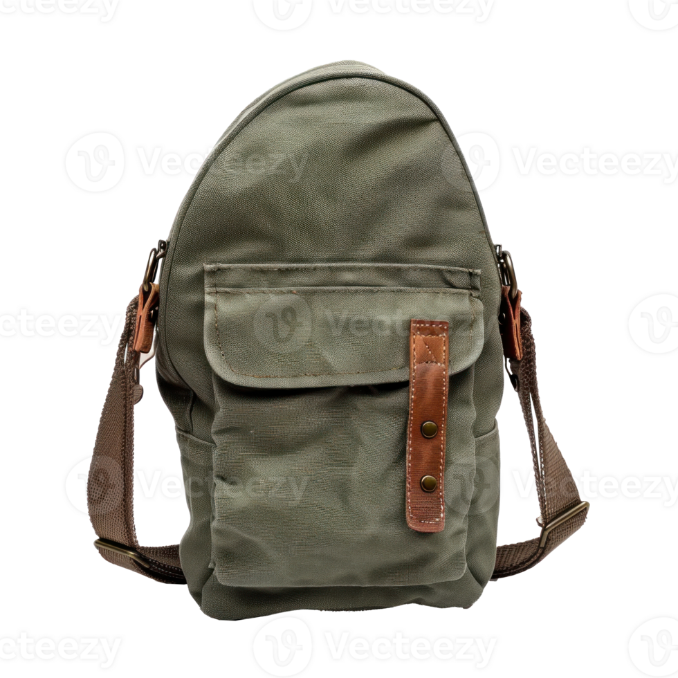 Sling Bag front view full length isolate on transparency background png