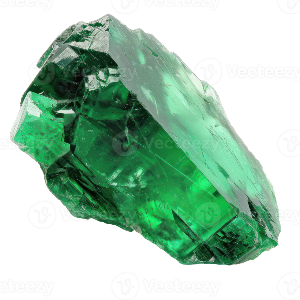Emerald isolate on transparency background png
