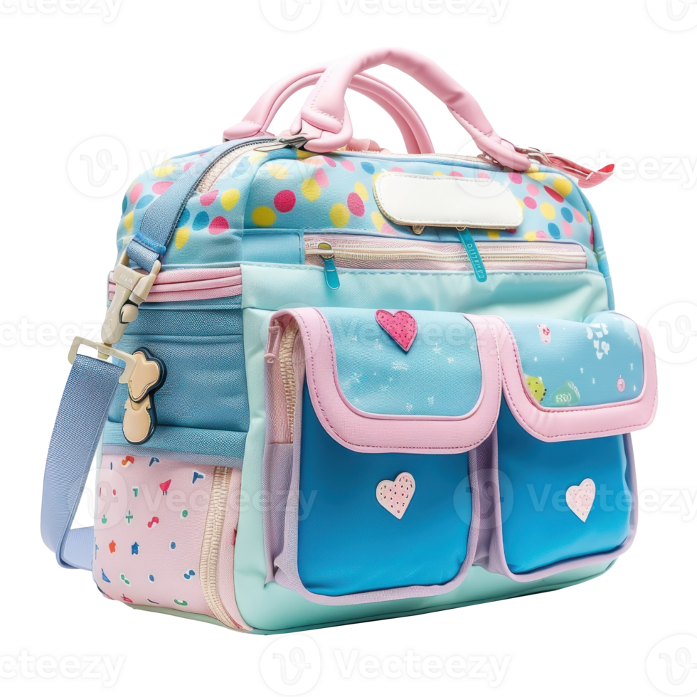 Diaper Bag isolate on transparency background png
