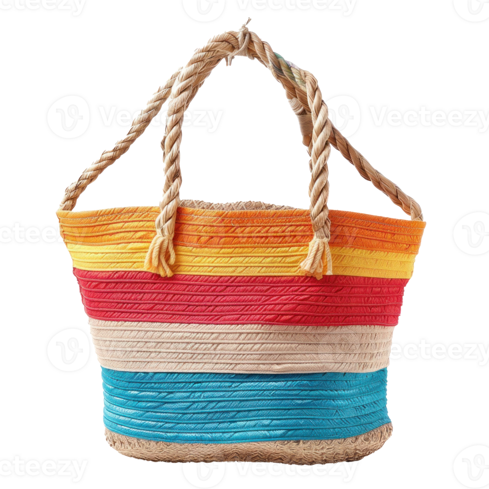 Beach Bag isolate on transparency background png