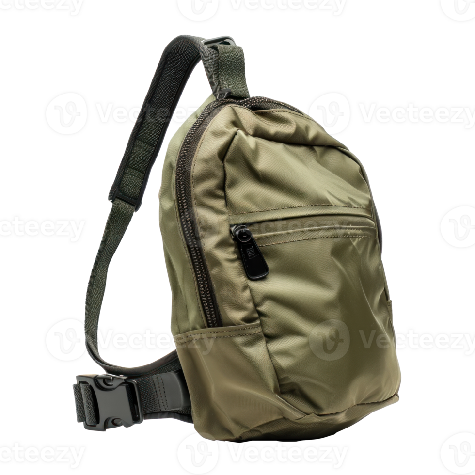 Sling Bag front view full length isolate on transparency background png