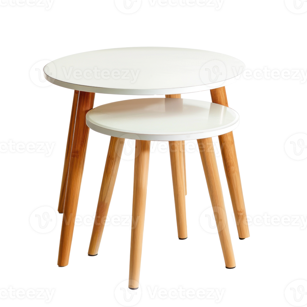 Nesting Table isolate on transparency background png