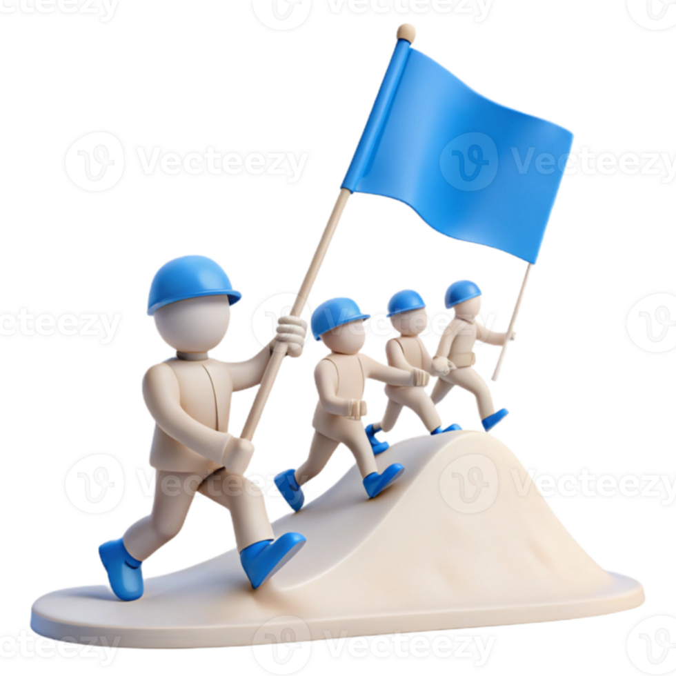 Teamwork, Collaboration, and Success A Visual Representation of Achieving Goals Together png