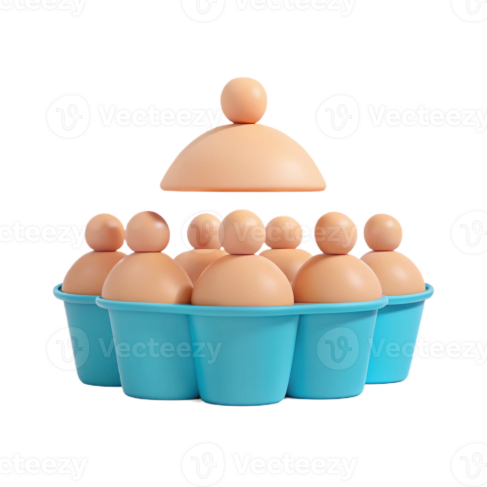 Leadership and Team Management A 3D Illustration png