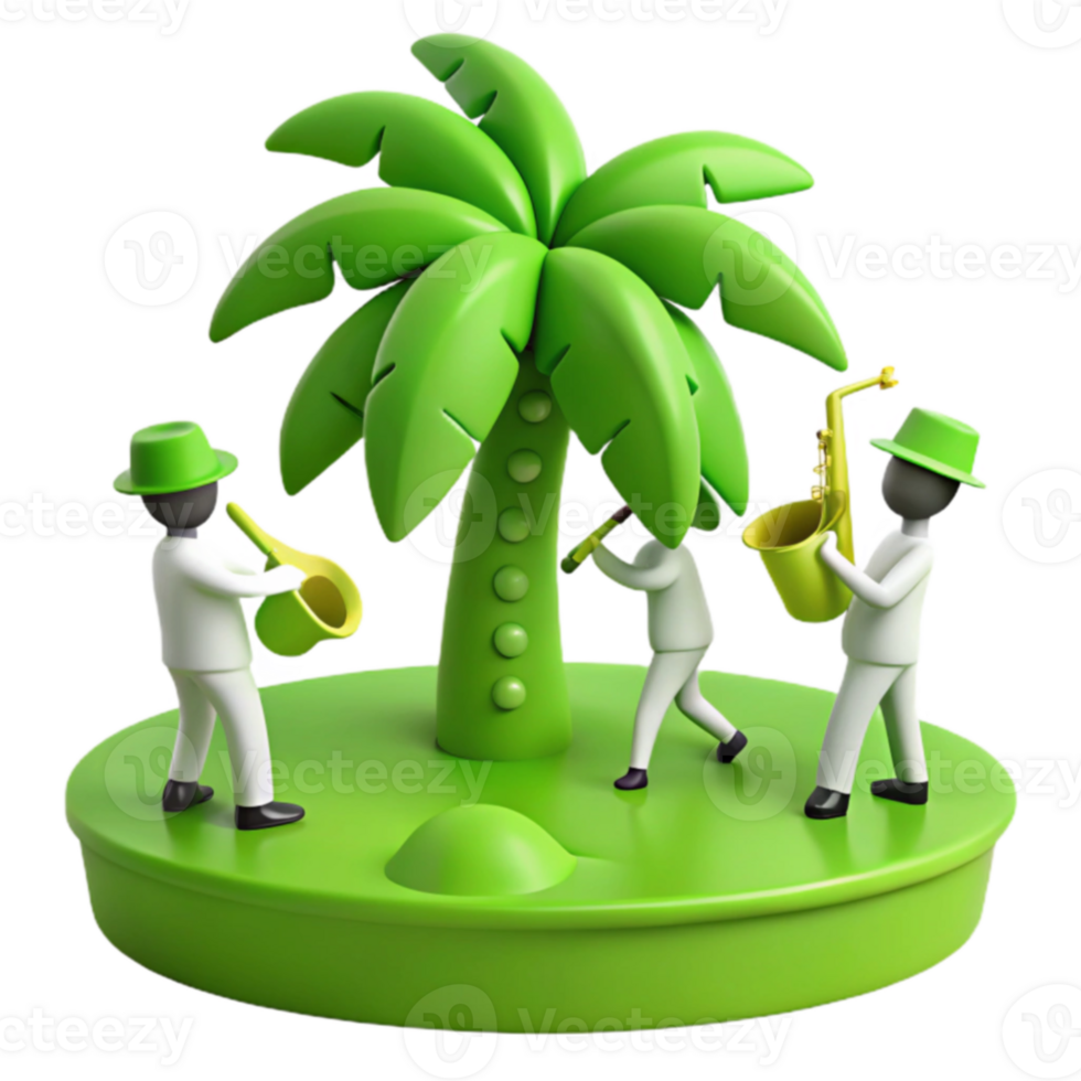 Tropical Island Jazz Band png