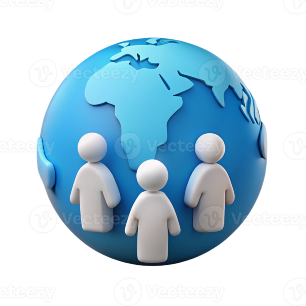 Global Community Connecting People Worldwide png