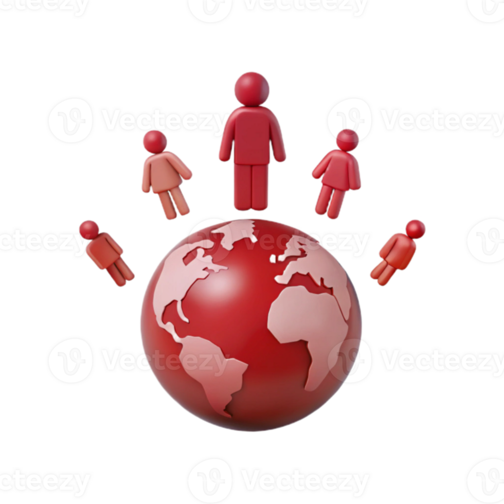 Global Community People Around the World png