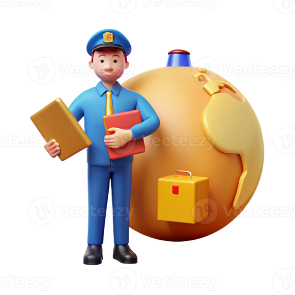 Global Delivery Service Fast and Reliable Shipping Worldwide png