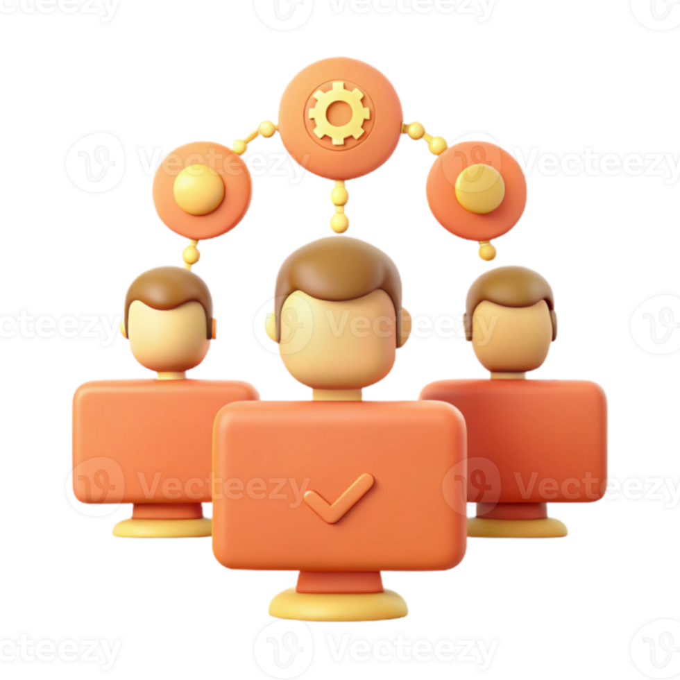 Streamlined Teamwork and Collaboration with Efficient Workflow png