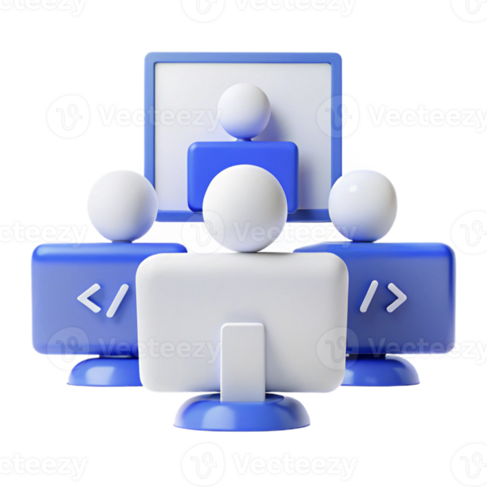 Online Collaboration and Teamwork with Virtual Meeting png
