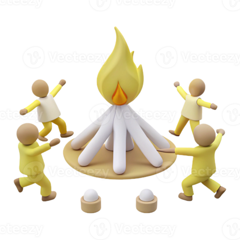 Campfire Fun with Friends png