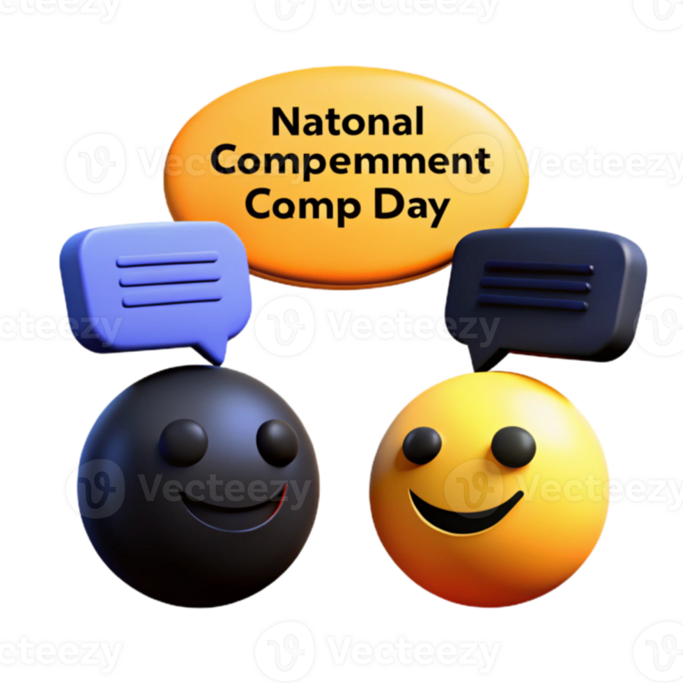 Celebrate National Compliment Day with a Smile png