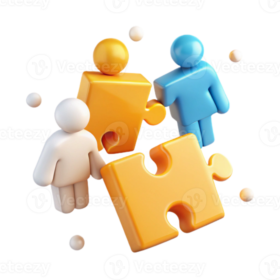 Teamwork Puzzle Collaboration, Success, and Unity png