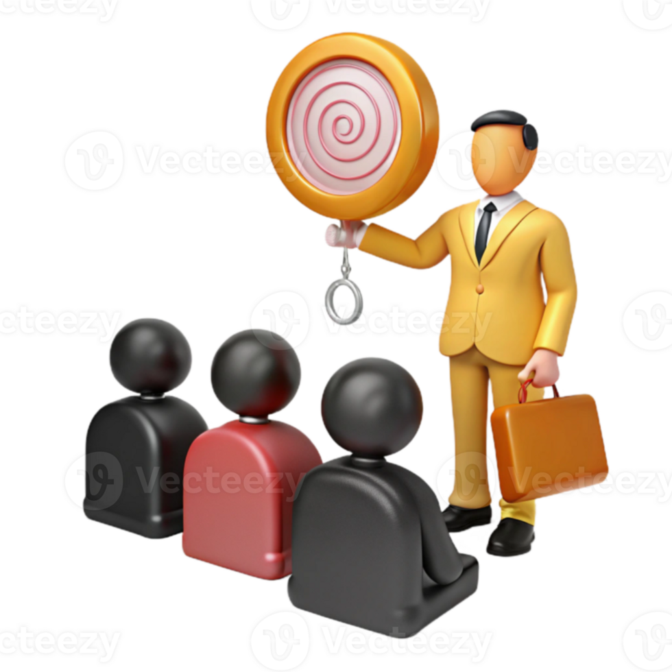 Presenting a Target to a Group of People png