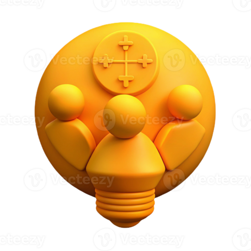 Collaboration and Innovation A Lightbulb Moment png