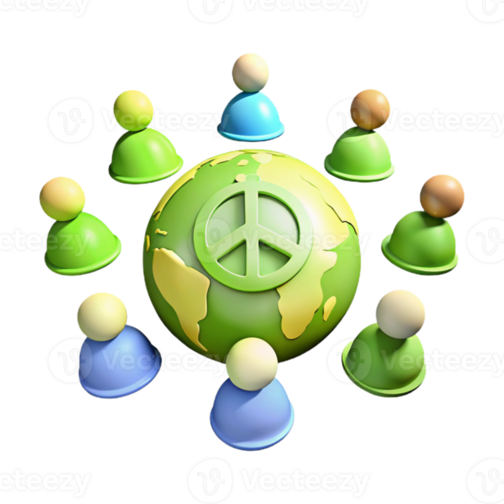 Global Peace and Harmony A Visual Representation of Unity and Understanding png