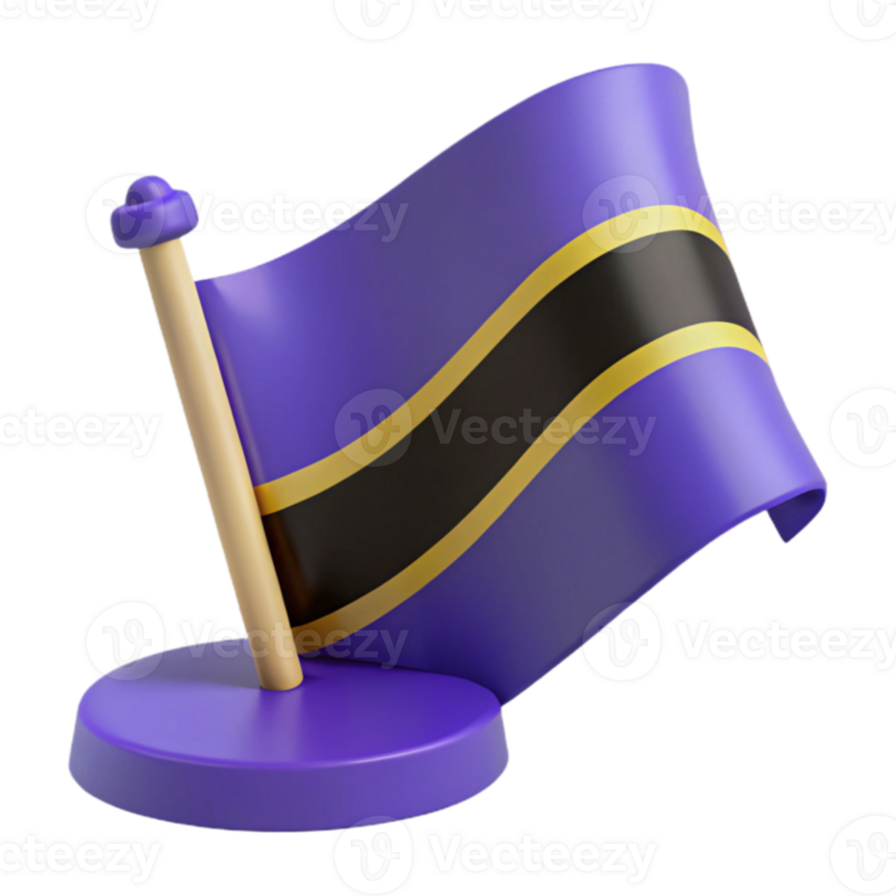Purple Flag with Two Horizontal Stripes Black and Gold png