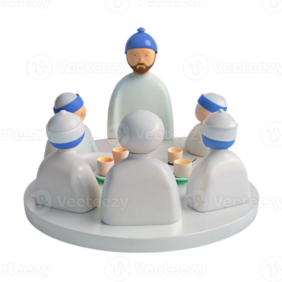 Group of People Sitting Around a Table png