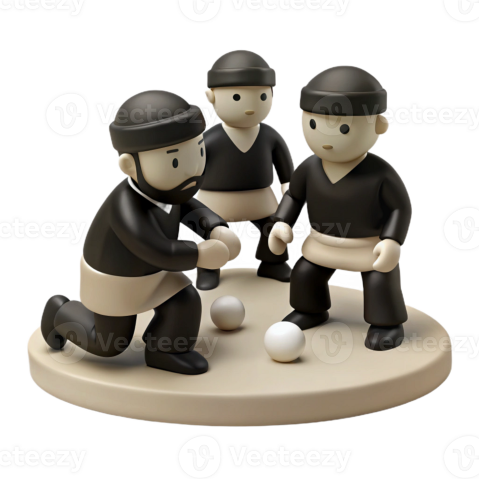 3D Cartoon Figures Play Game png