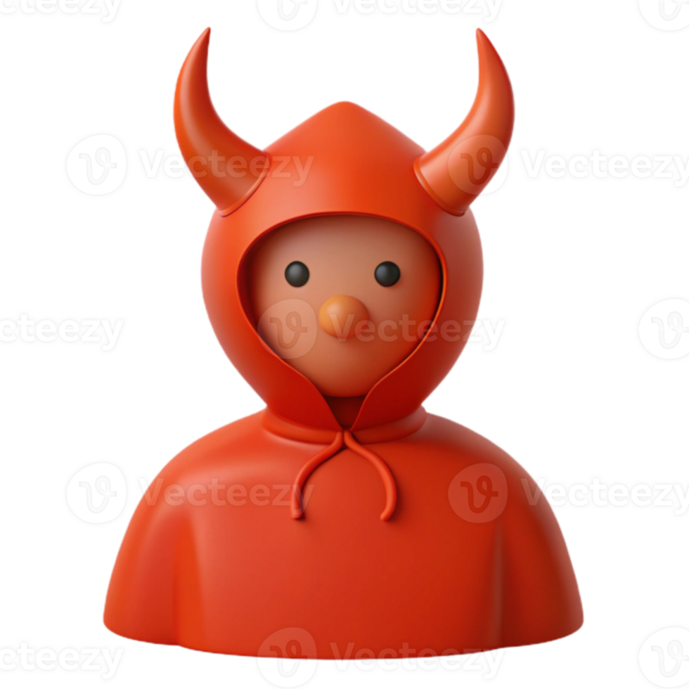 Red Devil 3D Character png