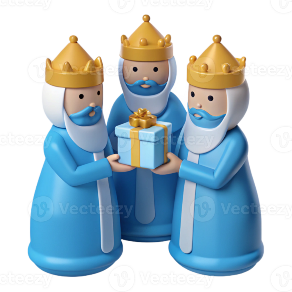 Three Wise Men with Gift png