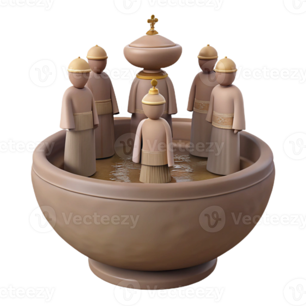 Religious Ceremony with Figures png