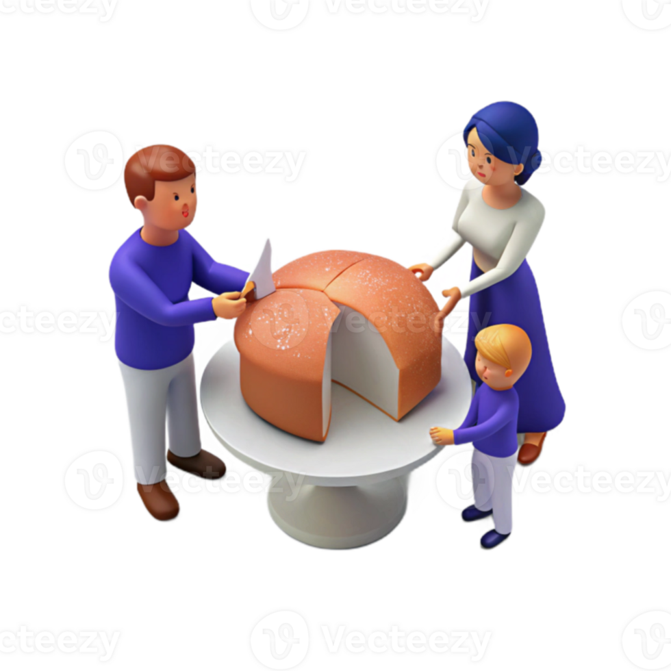 Family Celebration Cake png