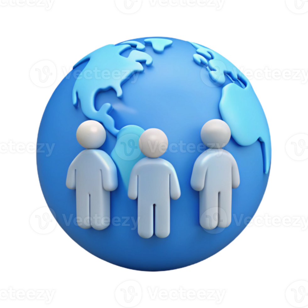 Global Community Unity Around the World png