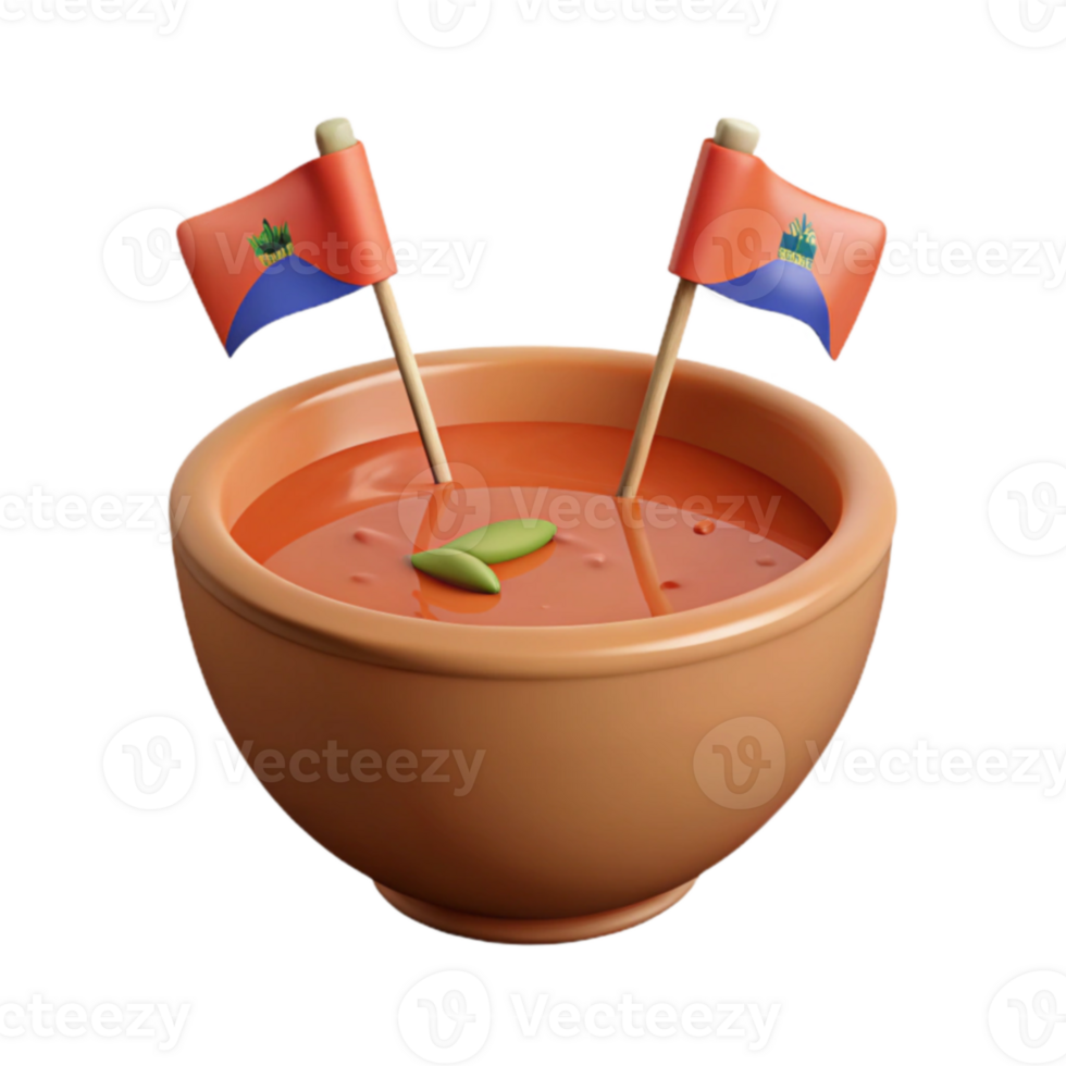 Soup with Flags png